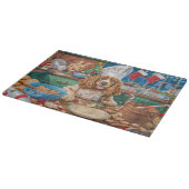 Engelse Cocker Spaniel Kerstbakken: Kerstmis Snijplank (Hoek)