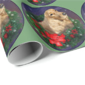 Engelse Cocker Spaniel Kerstmis Cadeaupapier (Rol Hoek)