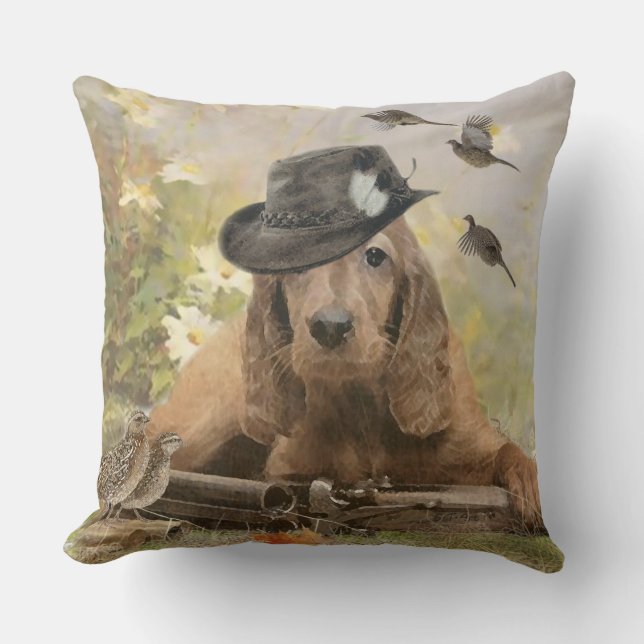 Engelse Cocker Spaniel Kussen (Voorkant)