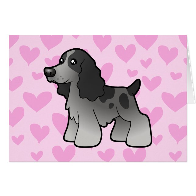 Engelse Cocker Spaniel Love (Voorkant Horizontaal)