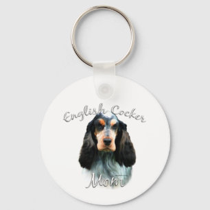 Engelse Cocker Spaniel Moeder 2 Sleutelhanger