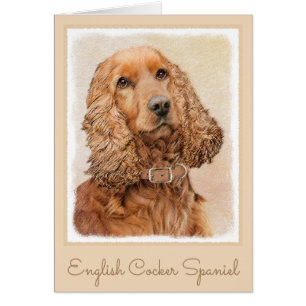 Engelse Cocker Spaniel Paining - Originele Dog Art