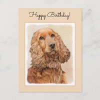 Engelse Cocker Spaniel Paining - Originele Dog Art