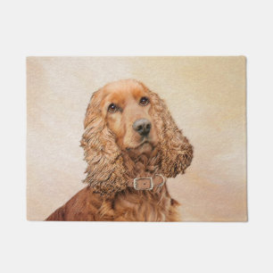 Engelse Cocker Spaniel Paining - Originele Dog Art Deurmat