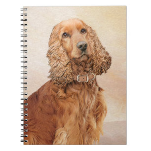 Engelse Cocker Spaniel Paining - Originele Dog Art Notitieboek