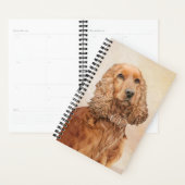 Engelse Cocker Spaniel Paining - Originele Dog Art Planner (Display)