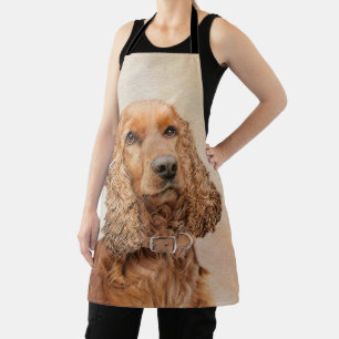 Engelse Cocker Spaniel Paining - Originele Dog Art Schort