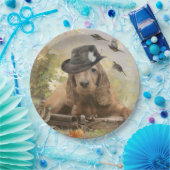 Engelse Cocker Spaniel Papieren Bordje (Feest)