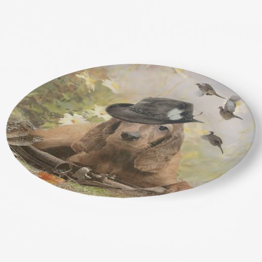 Engelse Cocker Spaniel Papieren Bordje (Gekanteld)