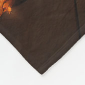 Engelse Cocker Spaniel Pompoenen Halloween Scary Fleece Deken (Hoek)