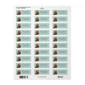 Engelse Cocker Spaniel retour adreslabels Etiket (Full Sheet)