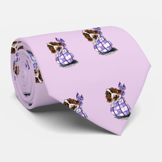 Engelse Cocker Spaniel Sack Puppy Stropdas (Opgerold)