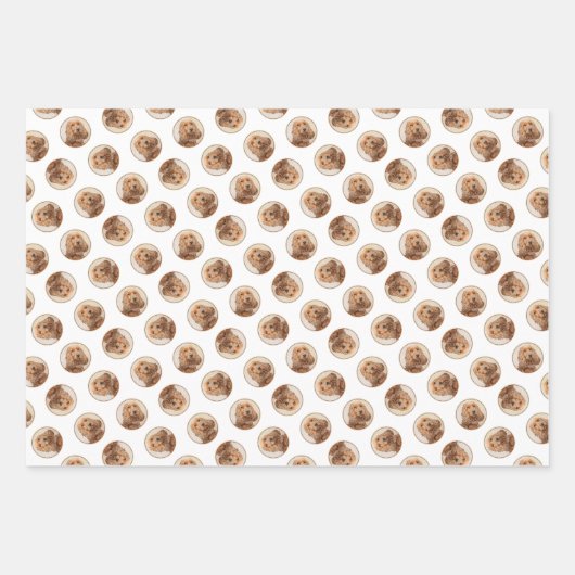 Engelse Cocker Spaniel Schilderen Originele Hond K Inpakpapier Vel (Voorkant 2)