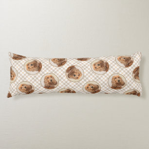 Engelse Cocker Spaniel Schilderen Originele Hond K Lichaamskussen