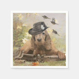 Engelse Cocker Spaniel Servet