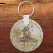 Engelse Cocker Spaniel Sleutelhanger (Voorkant)