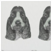 Engelse Cocker Spaniel Stof (Close Up)