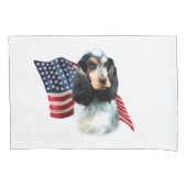 Engelse Cocker Spaniel Vlag Kussensloop (Voorkant-Links)