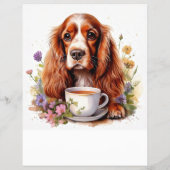 Engelse Cocker Spaniel Zoek Flyer (Achterkant)