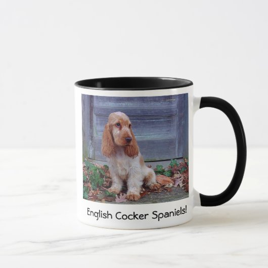 Engelse Cocker Spaniels Mok (Rechts)