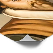 Engelse componist William Byrd illustratie Poster (Hoek)