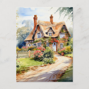 Engelse Cottage Briefkaart