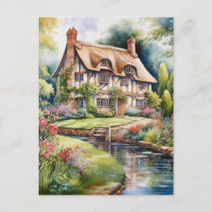 Engelse Cottage Briefkaart