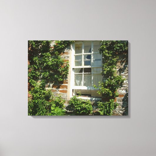 Engelse Cottage I Charmant Canvas Afdruk (Voorkant)