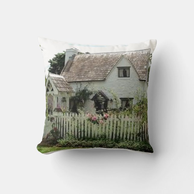 Engelse Cottage Kussen (Voorkant)