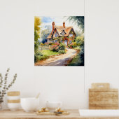Engelse Cottage Poster (Keuken)