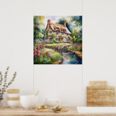 Engelse Cottage Poster (Keuken)