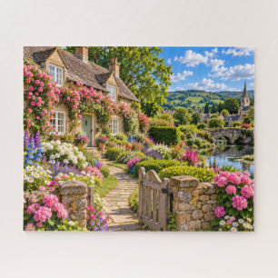 Engelse Cottage Tuin Legpuzzel