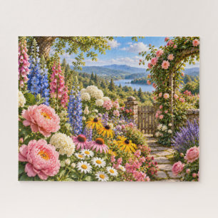 Engelse Cottage Tuin Legpuzzel