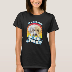 Engelse Crème Golden Retriever ECGR Puppy Vintage T-shirt