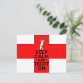 Engelse cricket briefkaart (Staand voorkant)