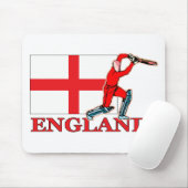 Engelse cricket Player Muismat (Met muis)