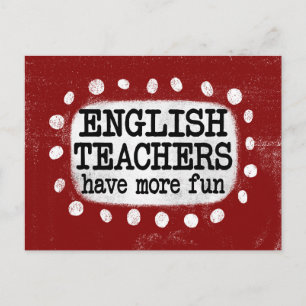 Engelse docenten hebben meer plezier in Briefkaart