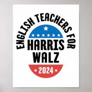 Engelse docenten voor Harris Wheimer 2024 Poster