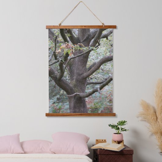 engelse eik hangend wandkleed (Slaapkamer)