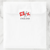 Engelse en St George Flag Sticker (Tas)
