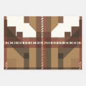 Engelse Folk Plaid Stationery Set Inpakpapier Vel (Voorkant 2)