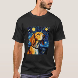 Engelse foxhound dog grappige Schattigee hond in e T-shirt