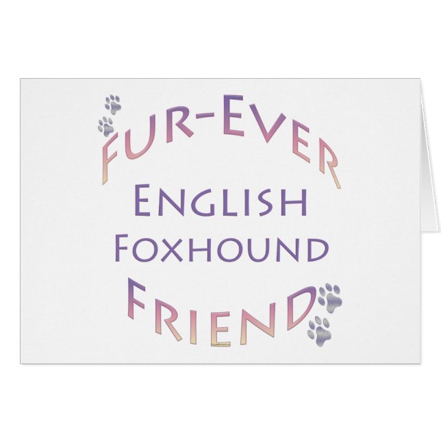Engelse Foxhound Furever (Voorkant Horizontaal)