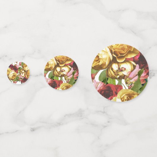 Engelse Garden  Rozen Wedding Confetti (Achterkanten)