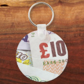 Engelse geldpatroon accessoires Pond notes Sleutelhanger (Voorkant)