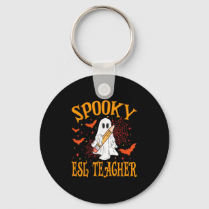 Engelse Griezelleeraren Geest Grappig Halloween Sc Sleutelhanger