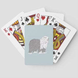 Engelse Herdershond Pokerkaarten
