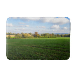Engelse herfst platteland - gepersonaliseerd badmat