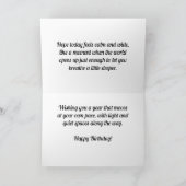 Engelse herfst platteland - gepersonaliseerde verj kaart (Binnen)