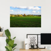 Engelse herfstplatteland - Gepersonaliseerd Poster (Thuiskantoor)